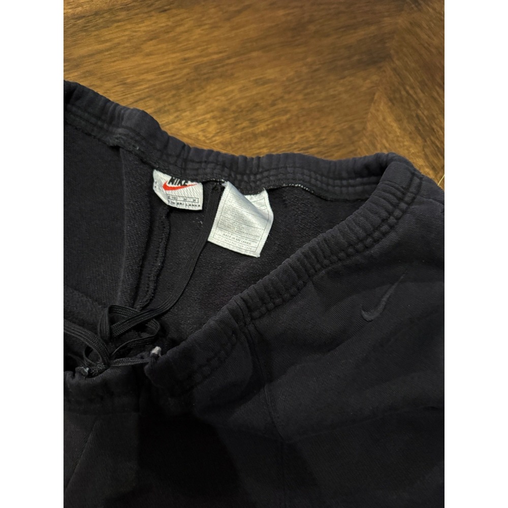 Nike Black Sweatpants Athletic Joggers Zip Ankle Men's Medium |Q1 - Picture 4 of 6